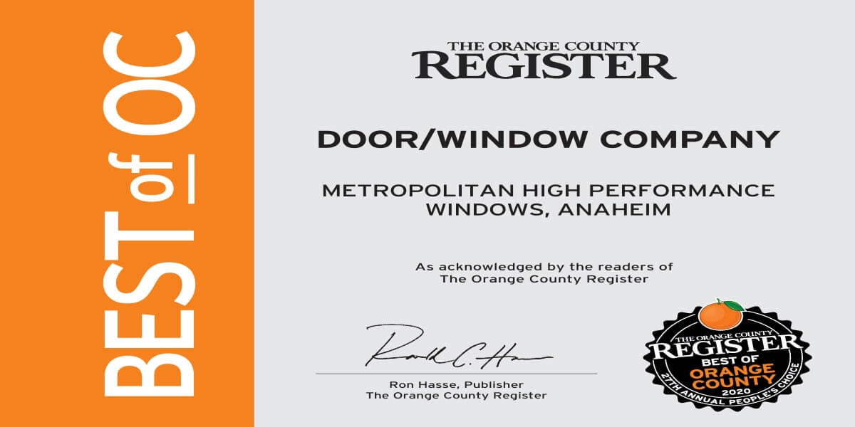 Best Door and Window Company in Orange County